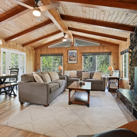 Whispering Falls creekside cabin exterior